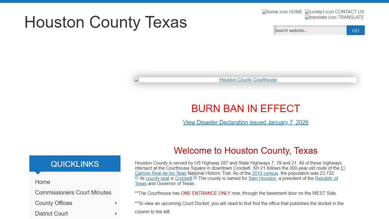 Houston County, Texas